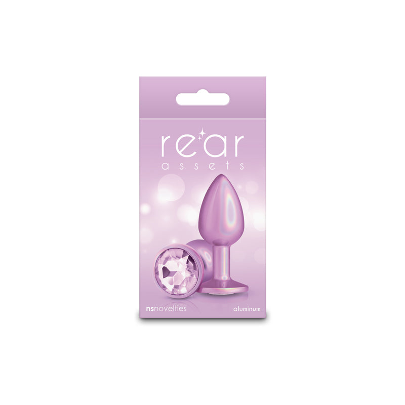 Rear Assets Iridescent Pink - Small - Iridescent Pink 7.1 cm Small Butt Plug