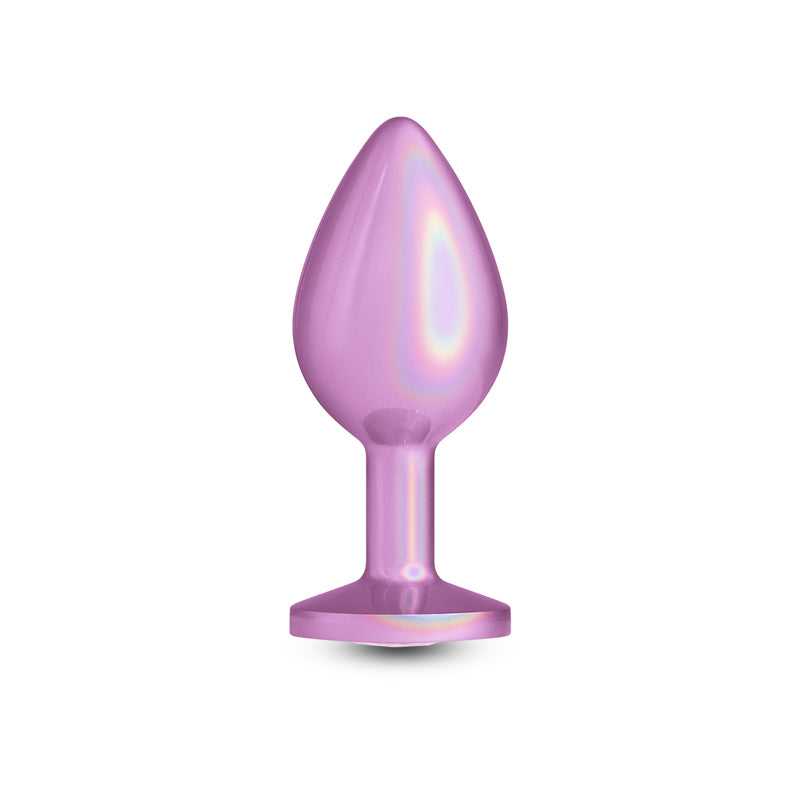 Rear Assets Iridescent Pink - Medium - Iridescent Pink 8.2 cm Medium Butt Plug