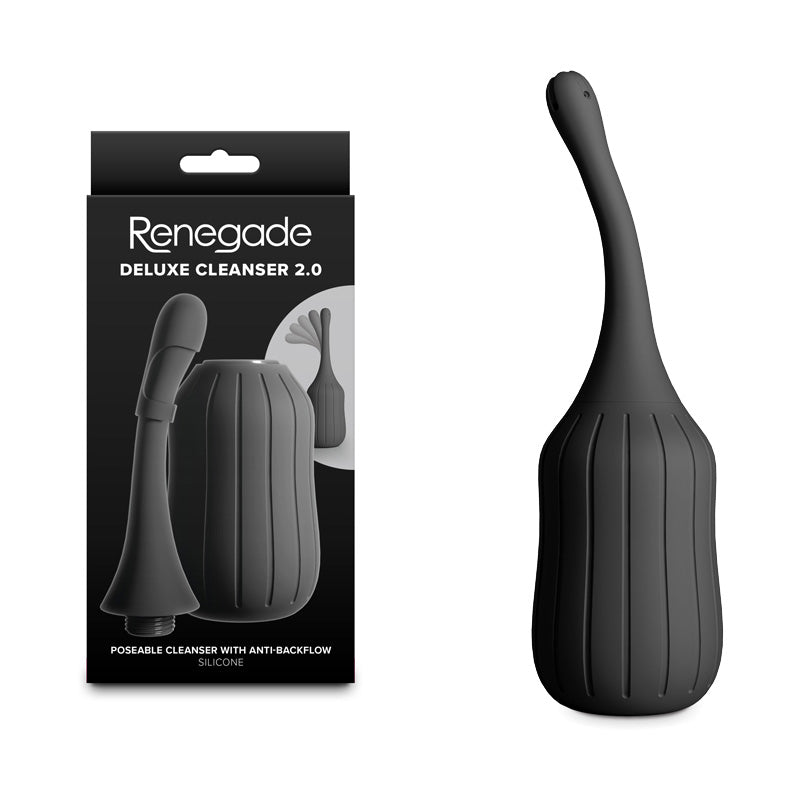 Renegade Deluxe Cleanser 2.0 - Black - Black Unisex Douche