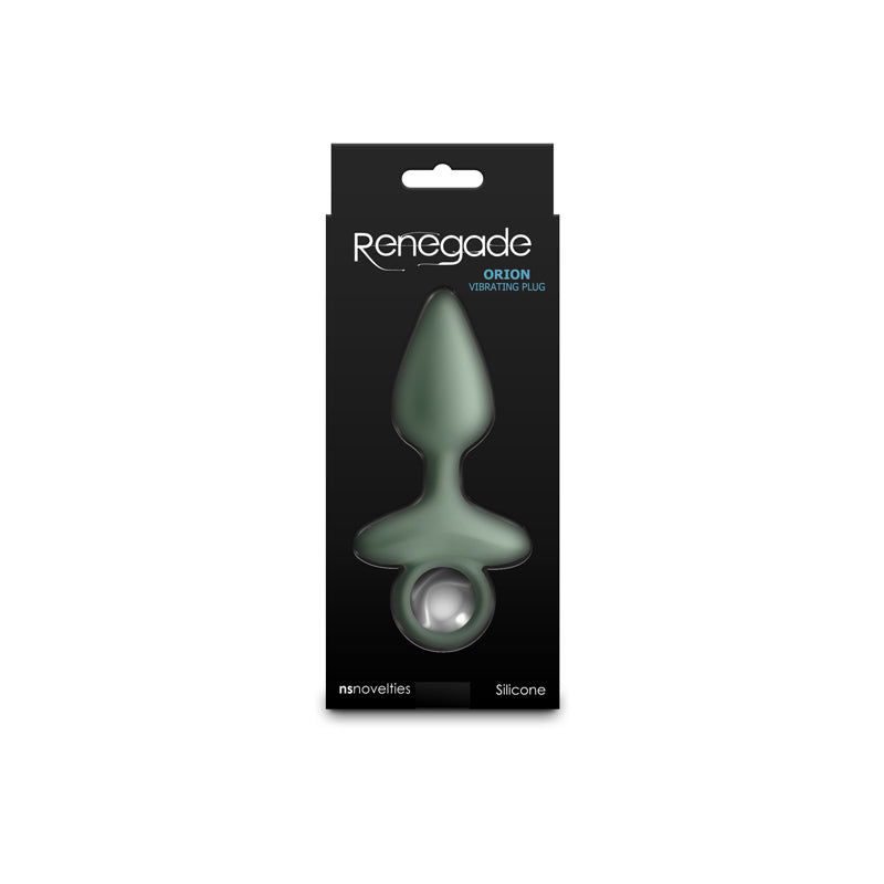 Renegade Orion - Sage - Green 13 cm USB Rechargeable Vibrating Butt Plug