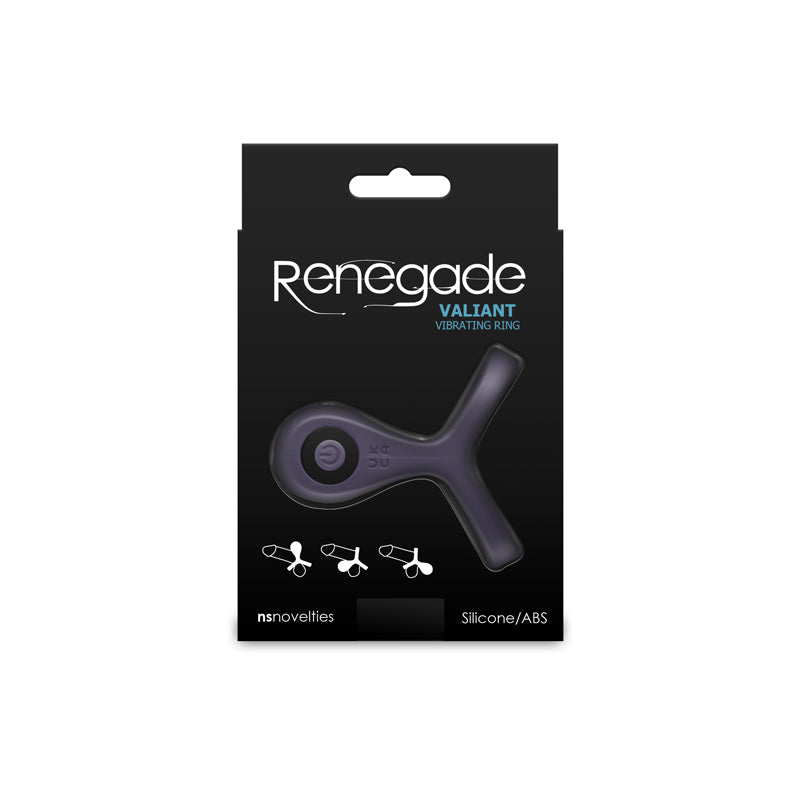 Renegade Valiant - Grey - Grey USB Rechargeable Cock Ring