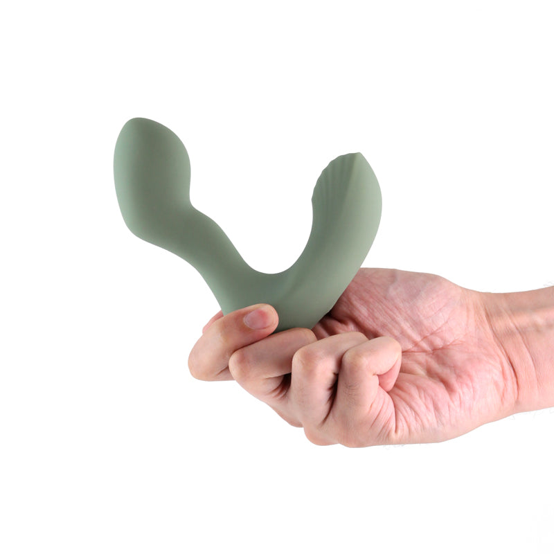 Renegade Outlaw - Sage - Green 12 cm USB Rechargeable Vibrating Prostate Massager