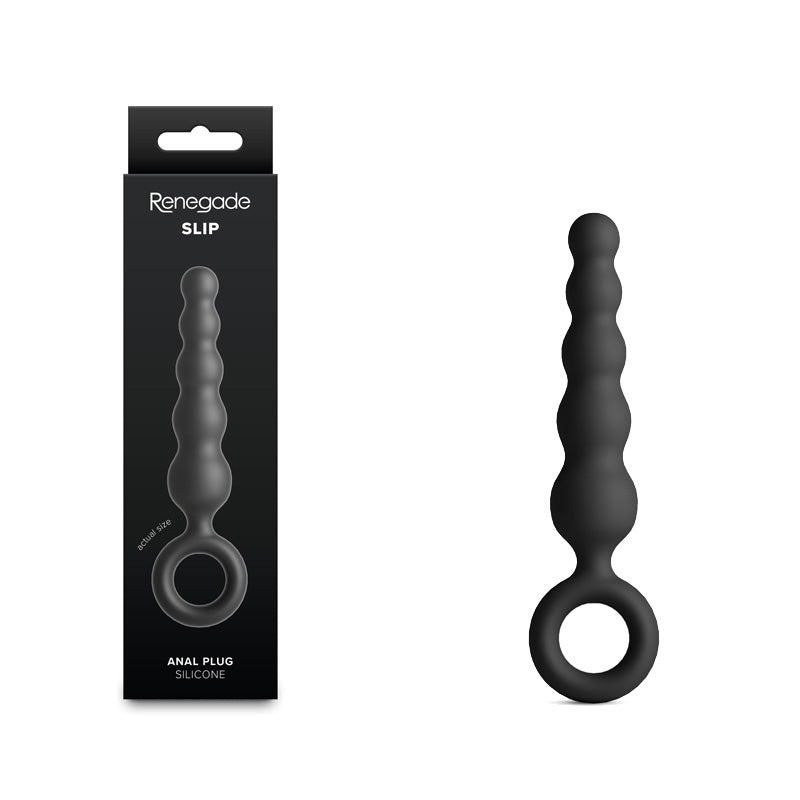 Renegade Slip - Black - Black 12.7 cm Anal Plug