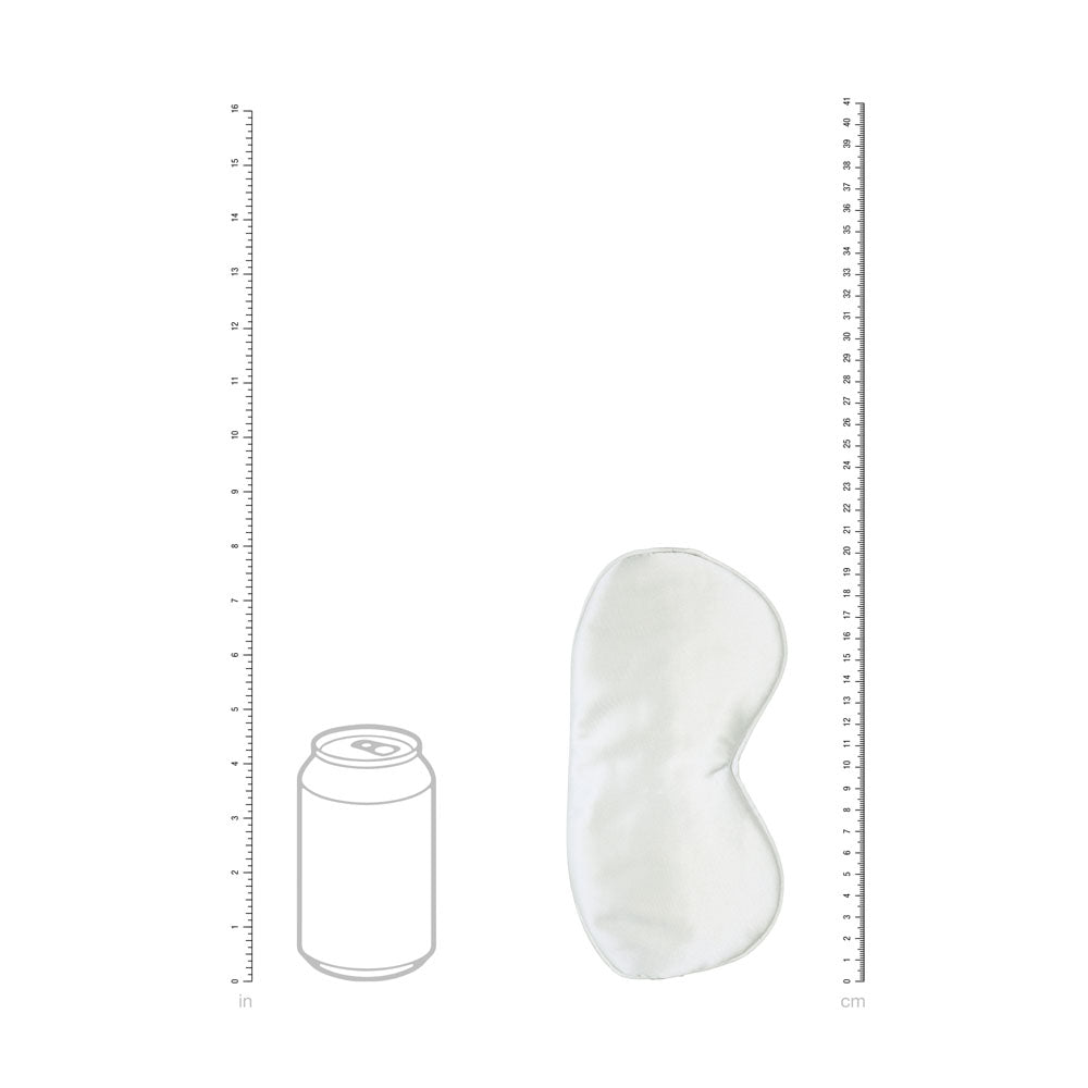 OUCH! Satin Mask - Silver - Silver Eye Mask