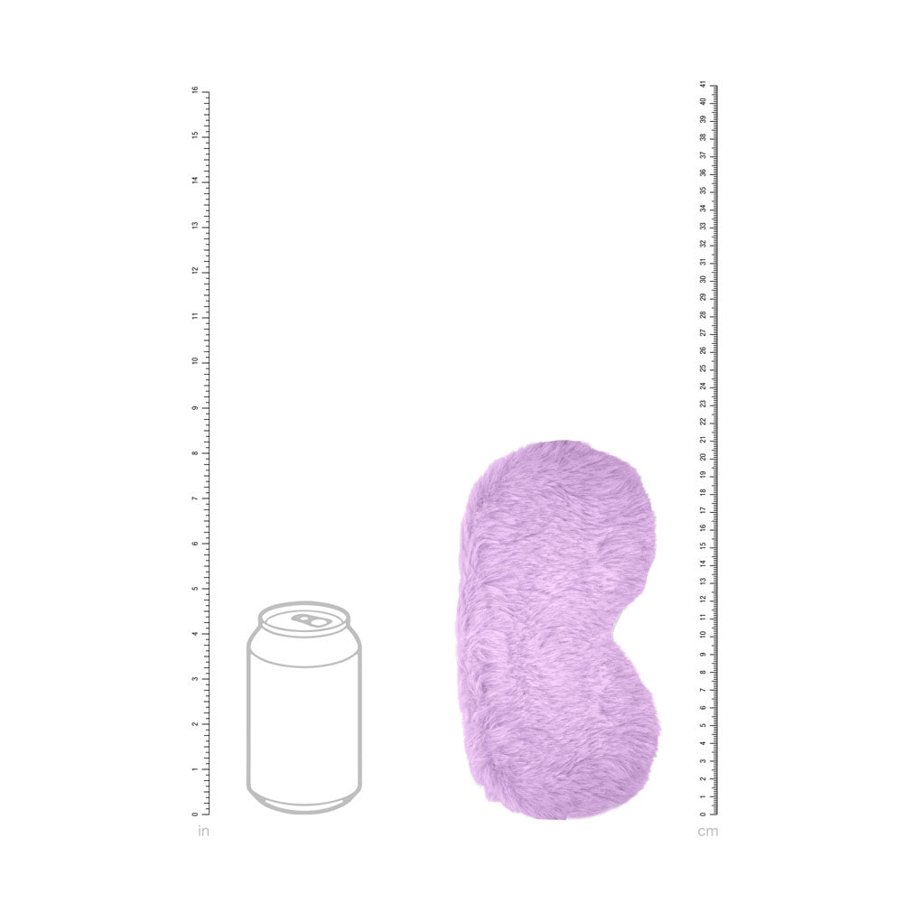 OUCH! Fluffy Mask - Purple - Purple Fluffy Eye Mask