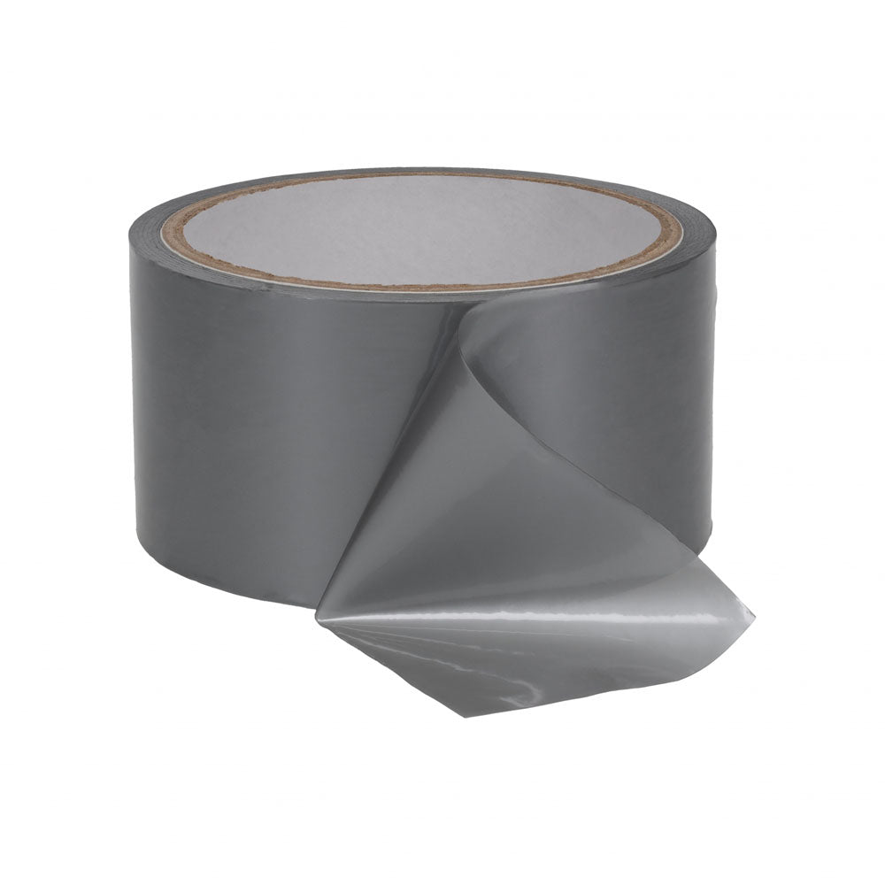 OUCH! PVC Non-Stick Tape - Silver - Silver Bondage Tape - 20 metre Length
