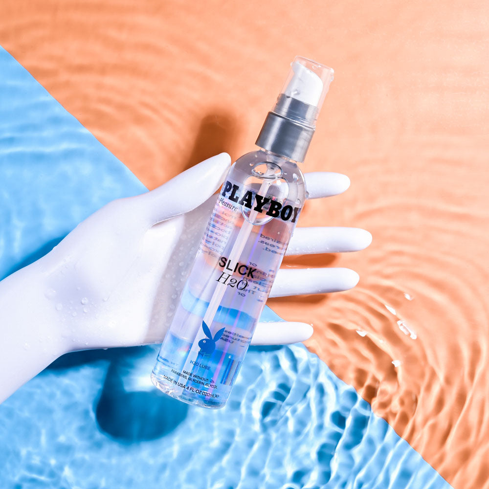 Playboy Pleasure SLICK H2O - 120 ml - Water Based Lubricant - 120 ml Bottle