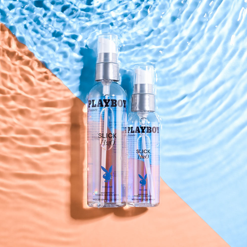 Playboy Pleasure SLICK H2O - 120 ml - Water Based Lubricant - 120 ml Bottle