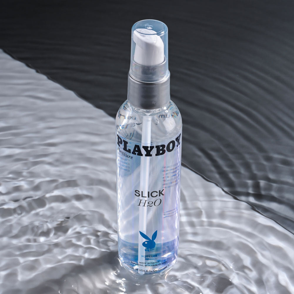 Playboy Pleasure SLICK H2O - 120 ml - Water Based Lubricant - 120 ml Bottle