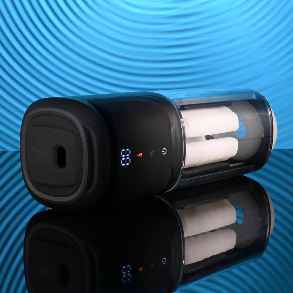 Playboy Pleasure SIDE PIECE - USB Rechargeable Warming Auto Stroker
