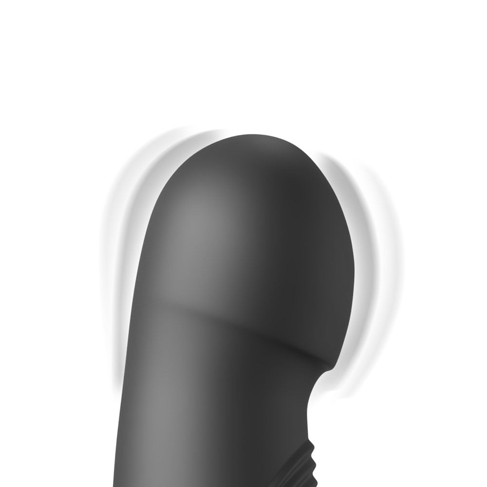 Fetish Fantasy Series Pogo Thruster - Black USB Rechargeable 23.5 cm Gyrating Rabbit Vibrator
