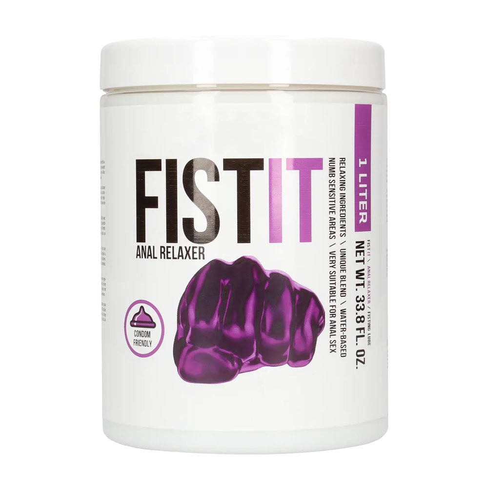 Pharmquests Fist-It Anal Relaxer - Water Based Relaxing Lubricant - 1000 ml Tub