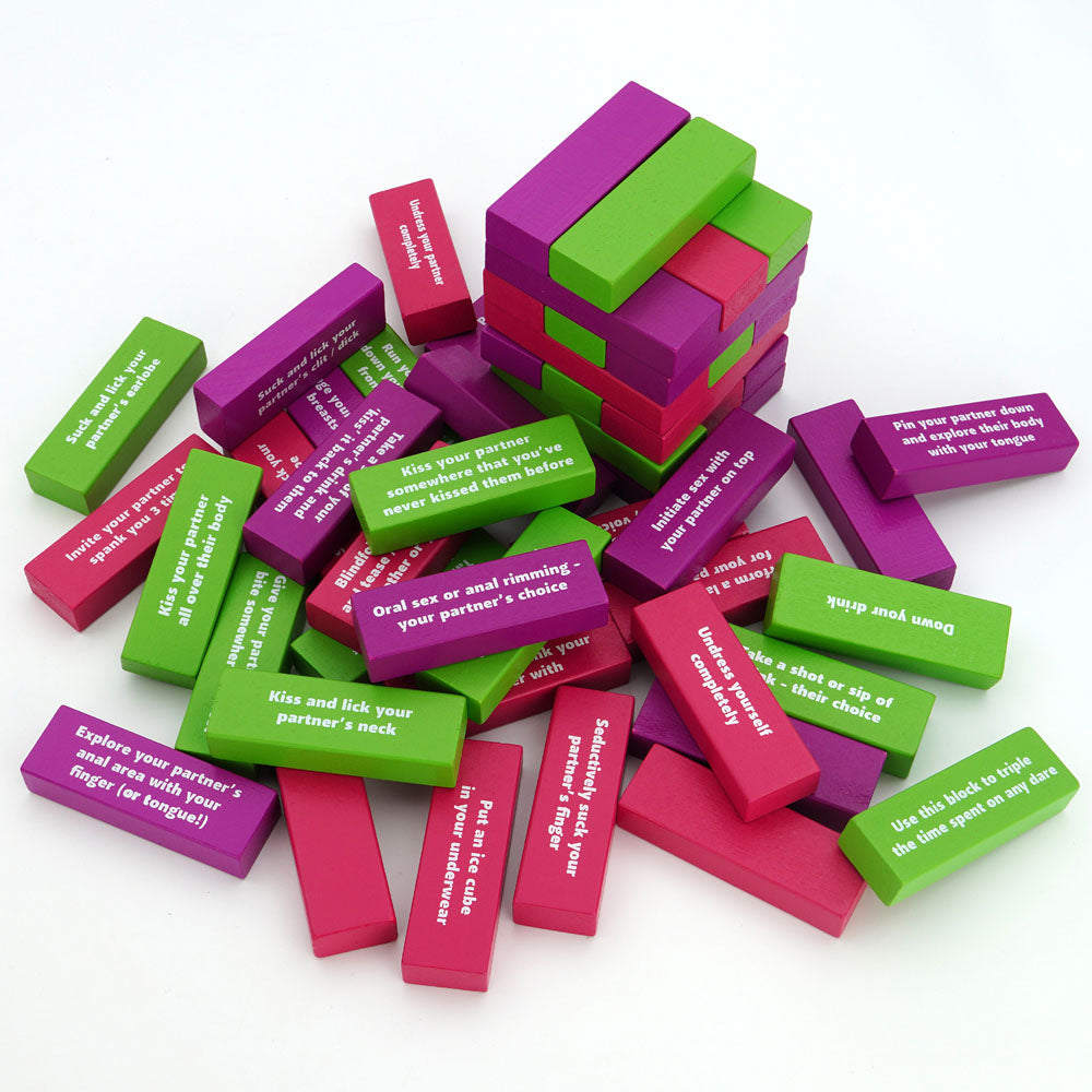 Tower of Pleasure - Couples Tumbling Tower Game