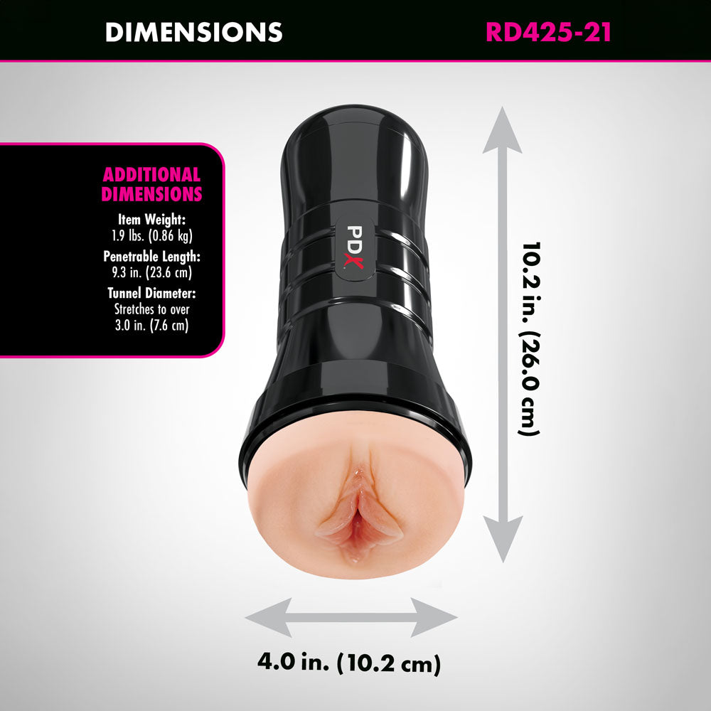 PDX Wet Pussies - Super Luscious Lips XXL - Flesh Vagina Stroker