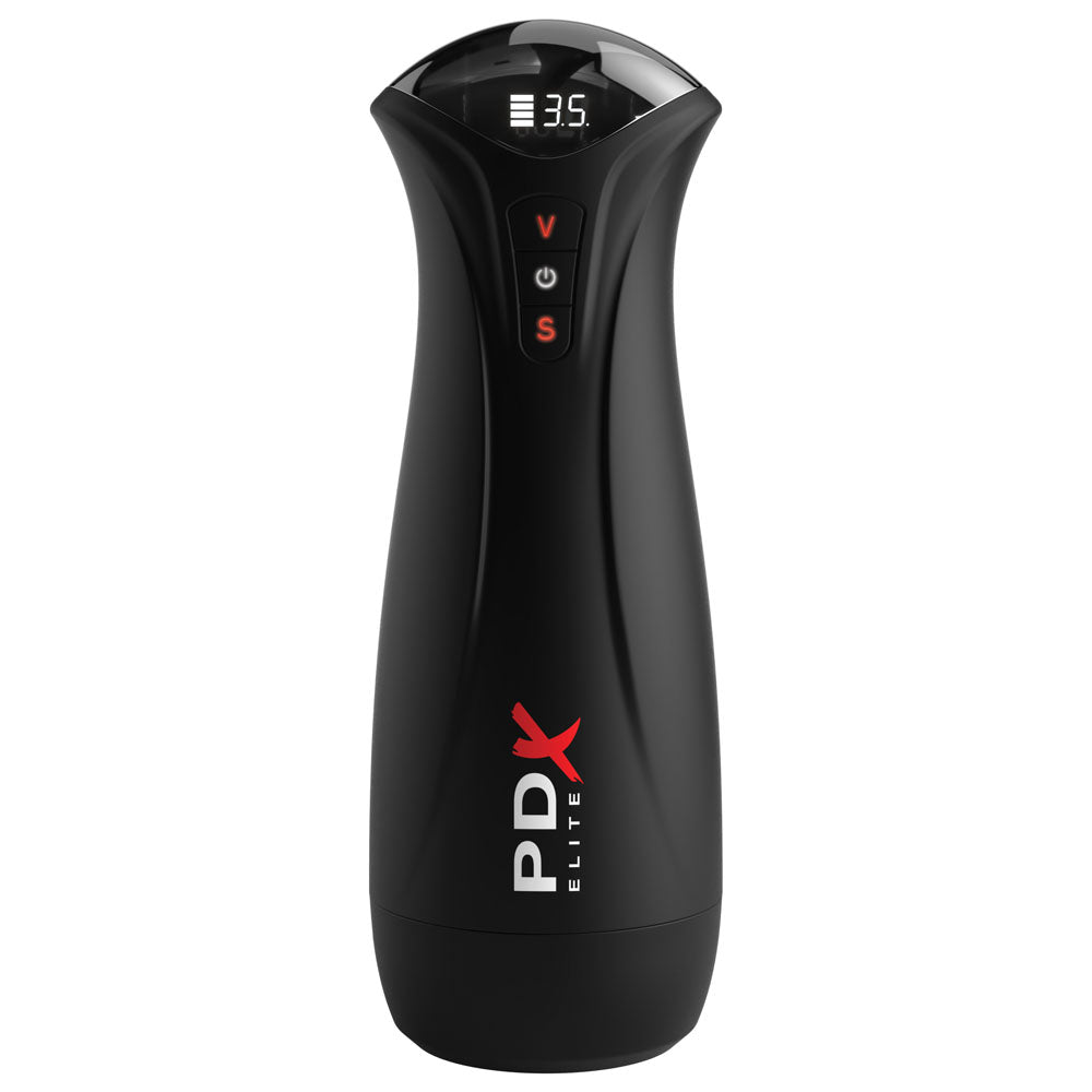 PDX Elite Fuck-Gasm - Flesh - USB Rechargeable Sucking & Vibrating Auto Stroker
