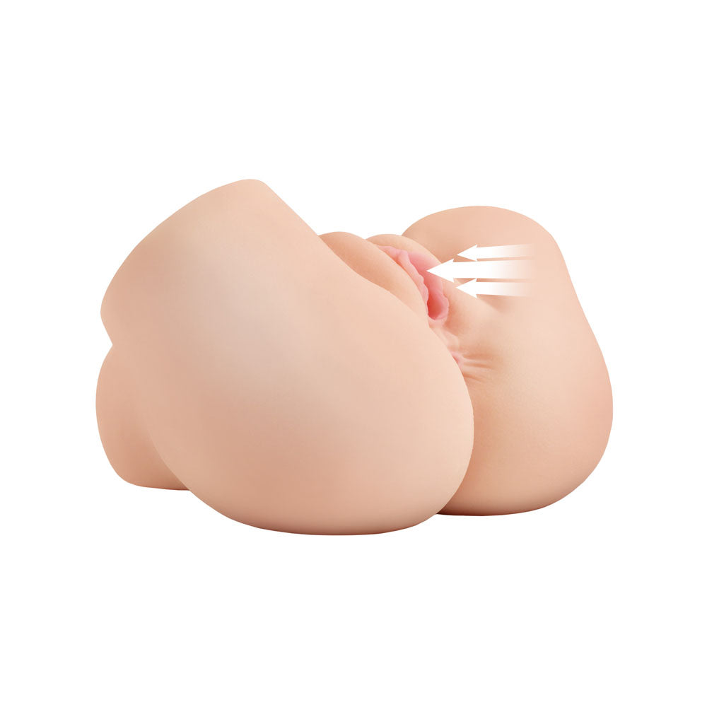 PDX Elite Back That Ass Up - Flesh - Flesh USB Rechargeable Auto Mega Masturbator