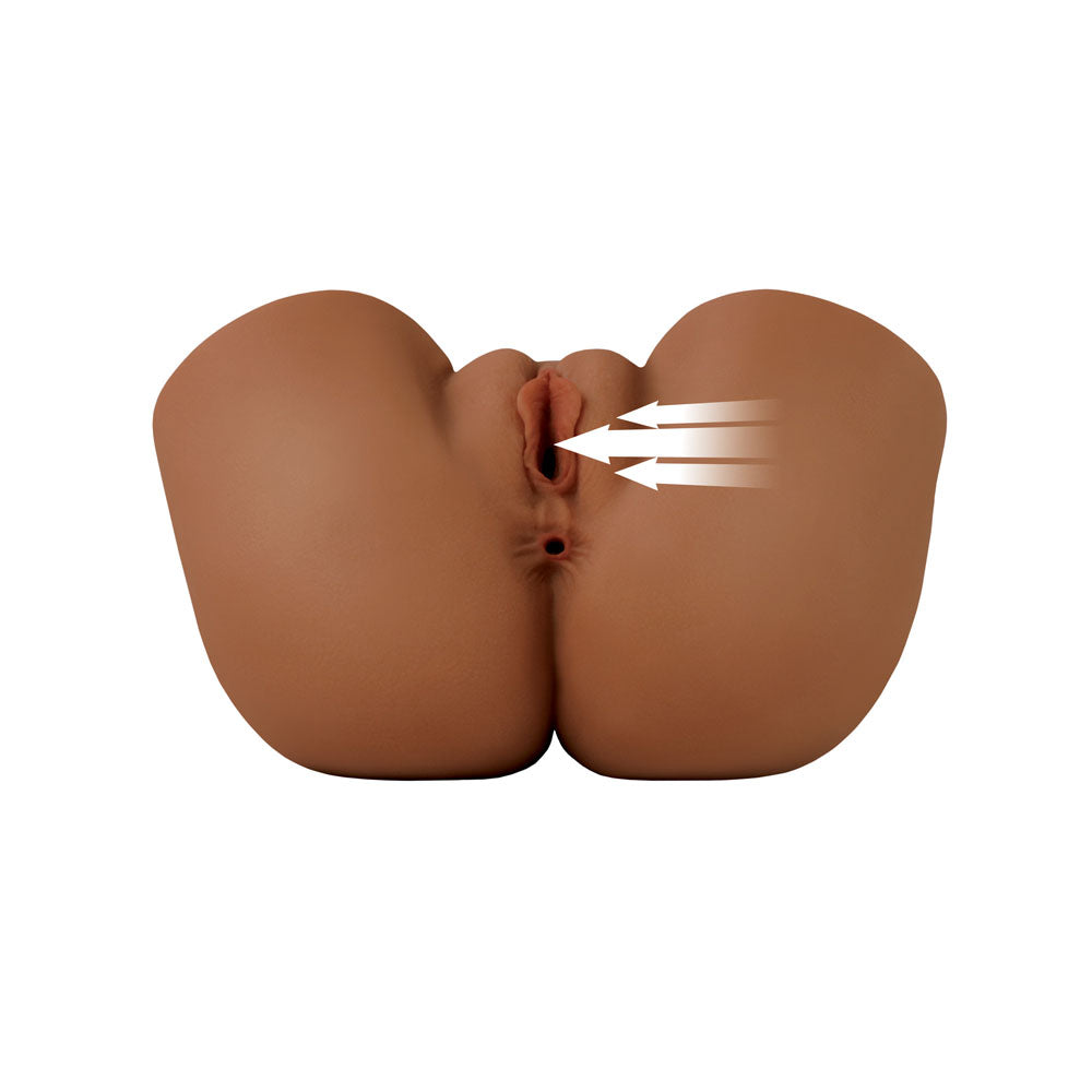 PDX Elite Back That Ass Up - Brown - Brown USB Rechargeable Auto Mega Masturbator