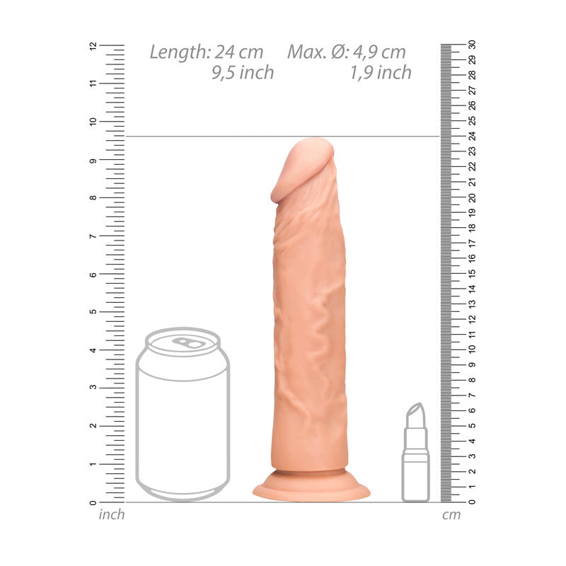 REALROCK 9'' Realistic Dildo - Flesh 22.9 cm Dong