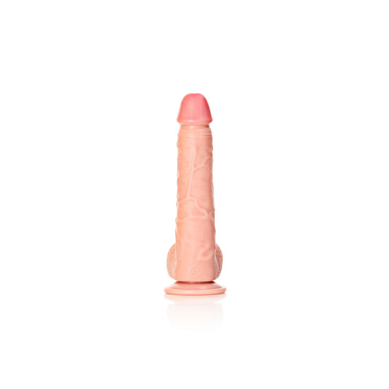 REALROCK Straight Realistic Dildo with Balls - 25.5 cm - Flesh 25.5 cm (10'') Dong