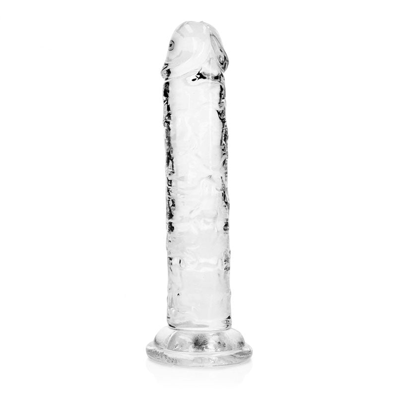 REALROCK 15.5 cm Straight Dildo - Clear - Clear 15.5 cm (6'') Dong