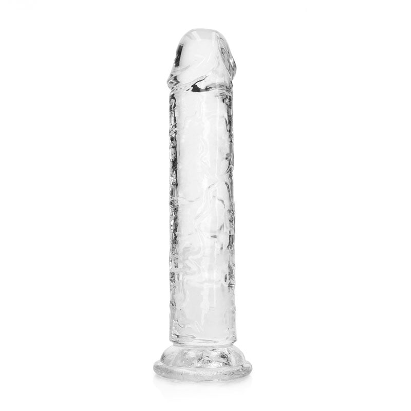 REALROCK 18 cm Straight Dildo - Clear - Clear 18 cm (7'') Dong