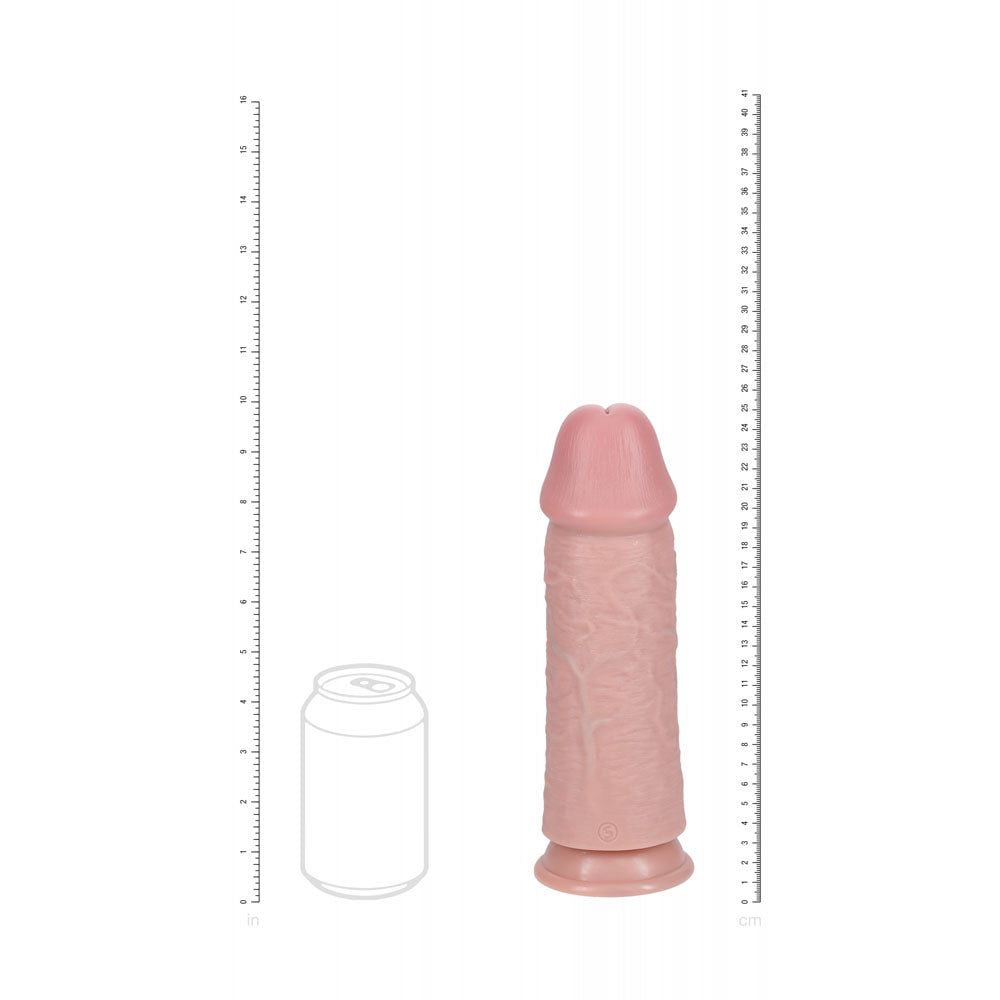 REALROCK 25cm Extra Thick Dildo - Flesh - Flesh 25 cm (10'') Extra Thick Dong