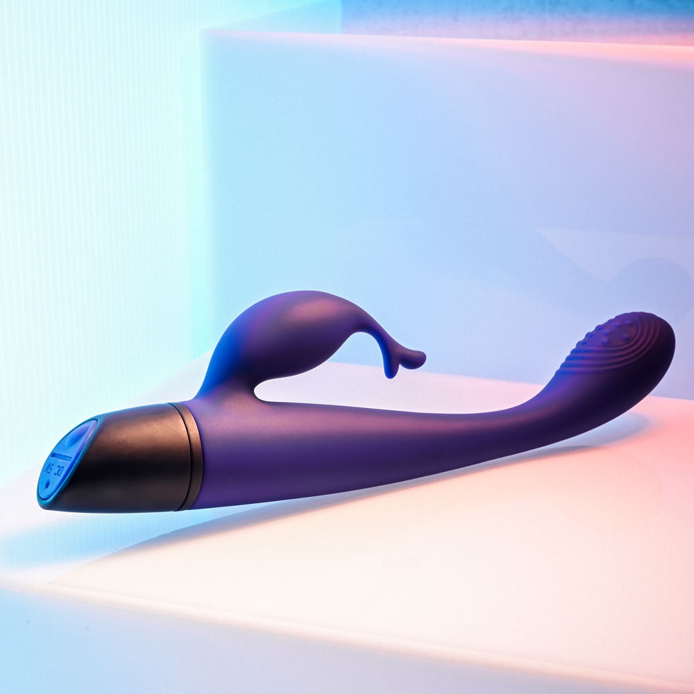 Selopa PLUM PASSION - Purple 18.3 cm USB Rechargeable Rabbit Vibrator