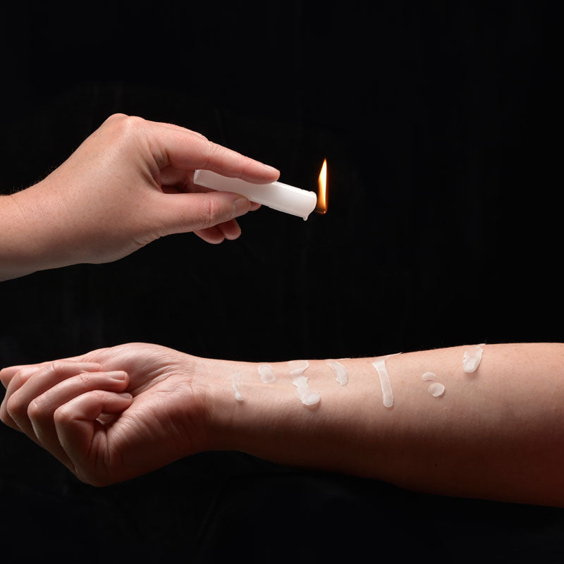 LaCire Drip Pillar Candles - White - White Drip Candles - Set of 3