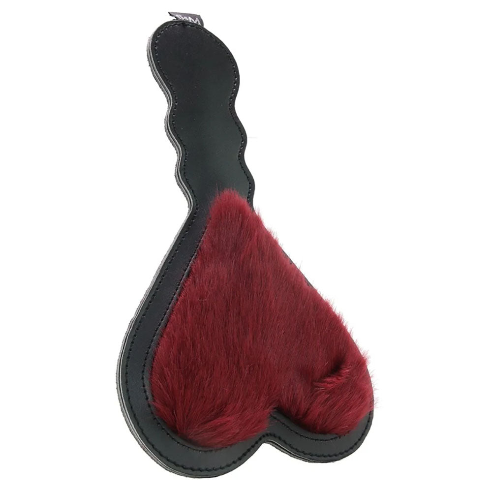 Sex & Mischief Enchanted Heart Paddle - Red/Black Paddle