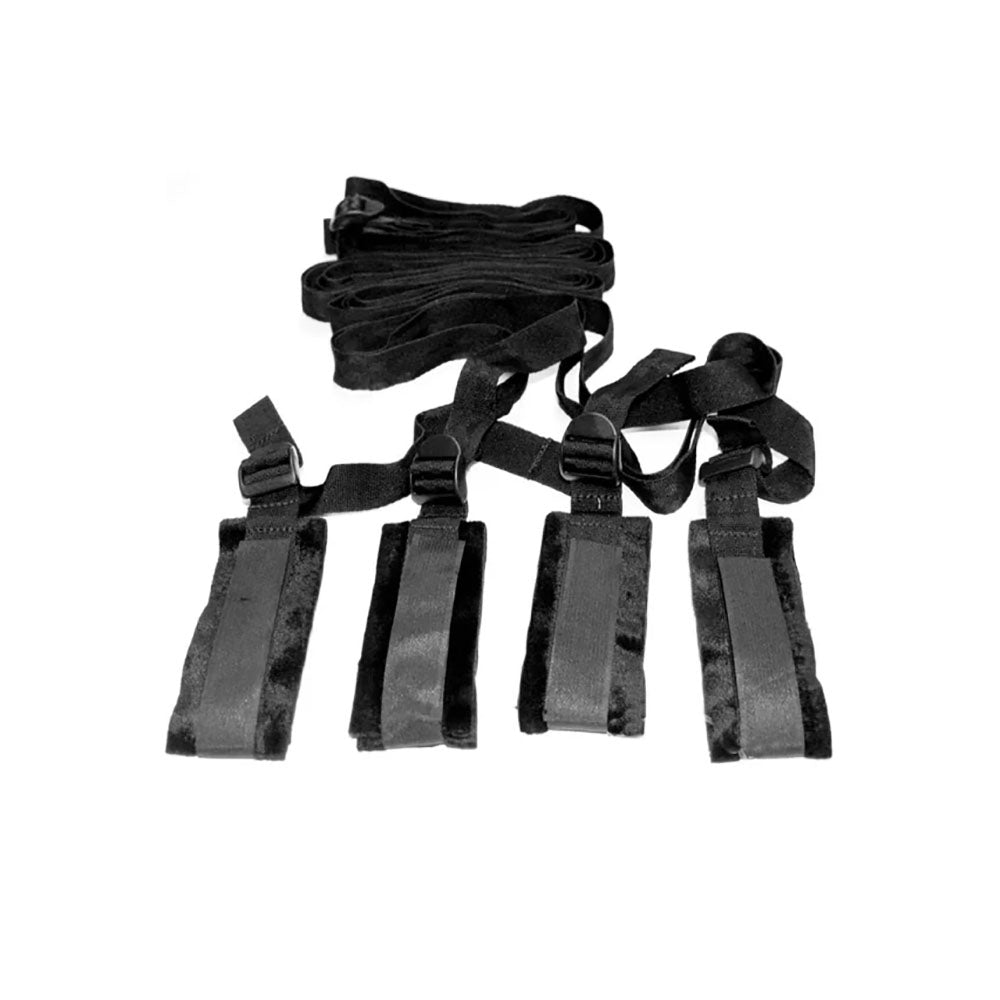 Sex & Mischief Bed Bondage Restraint Kit - Under the Bed Restraint System