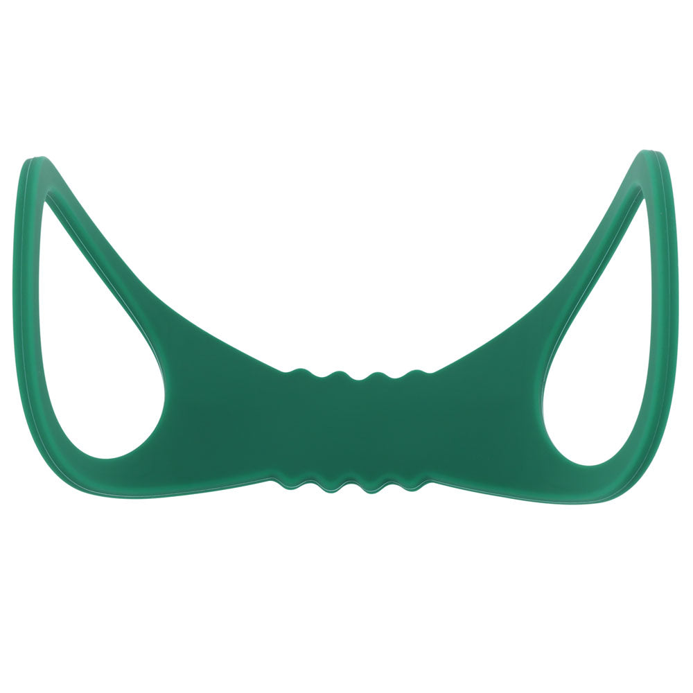 Sex & Mischief Indica Large Silicone Cuffs - Green Large Restraints