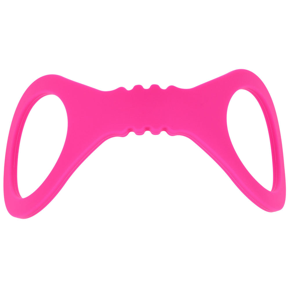 Sex & Mischief Small Hot Pink Silicone Cuffs - Hot Pink Small Restraints
