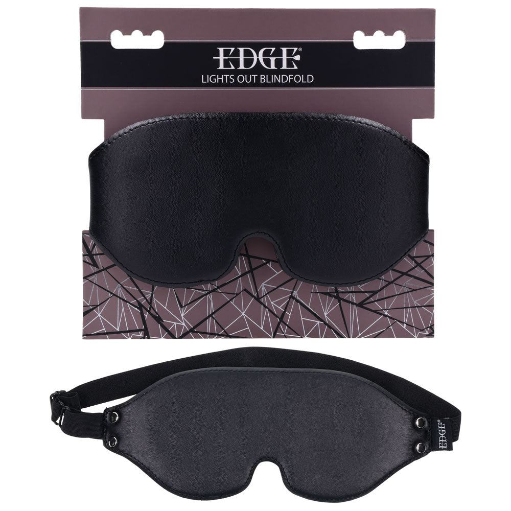 EDGE Lights Out Blindfold - Black Eyemask Restraint