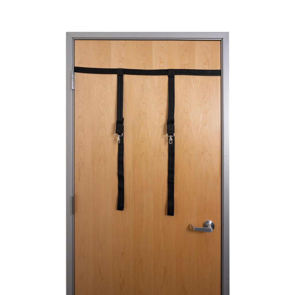EDGE Adjustable Door Restraints - Black Restraints (Cuffs not included)