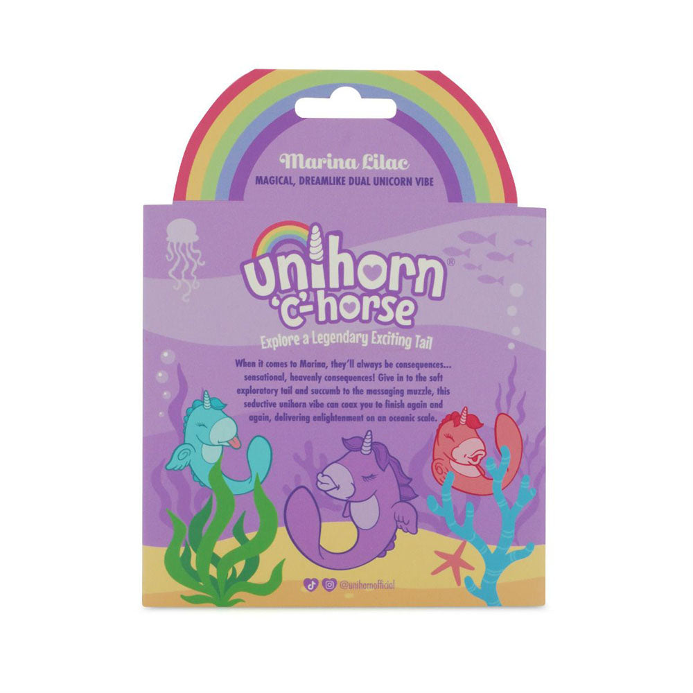 Unihorn - C Horse - Marina Lilac - Lilac USB Rechargeable Dual Unicorn Vibrator
