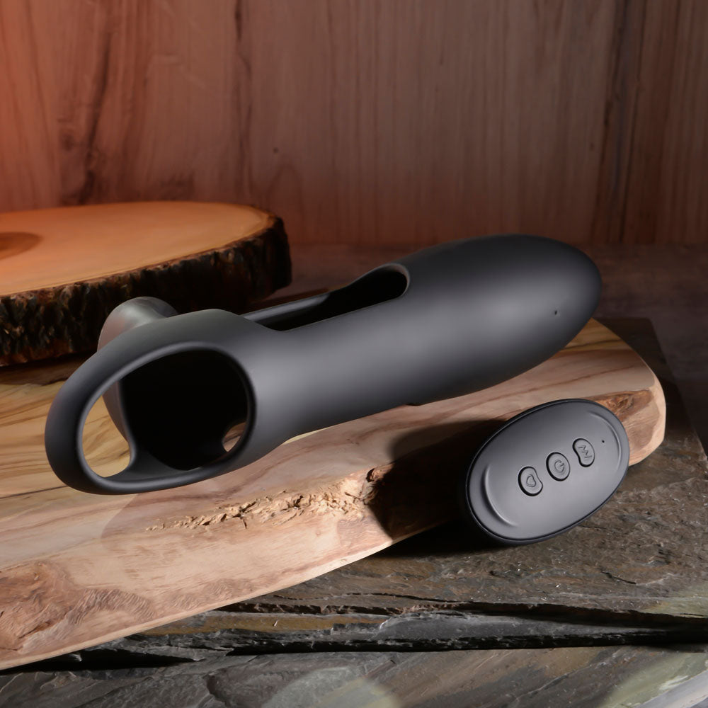 Zero Tolerance NAUTILUS - Black USB Rechargeable Vibrating Penis Extender Sleeve